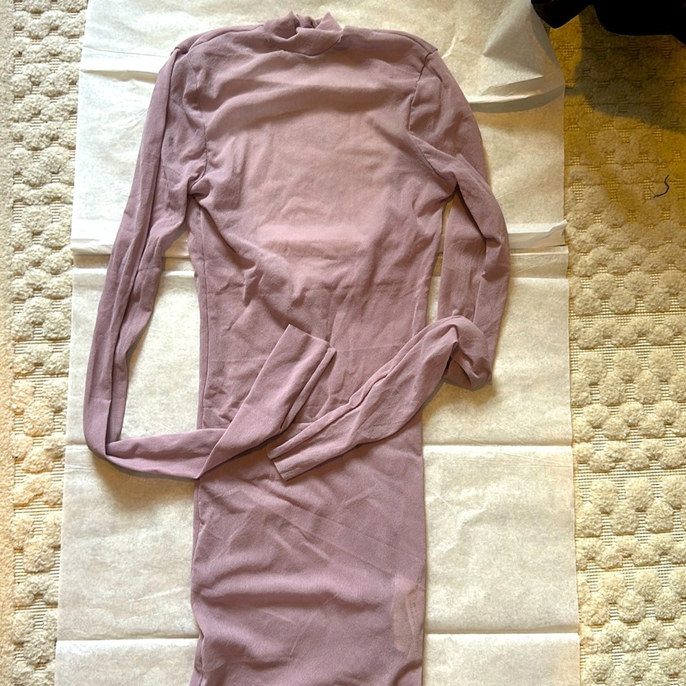 New Free People Mesh open back top